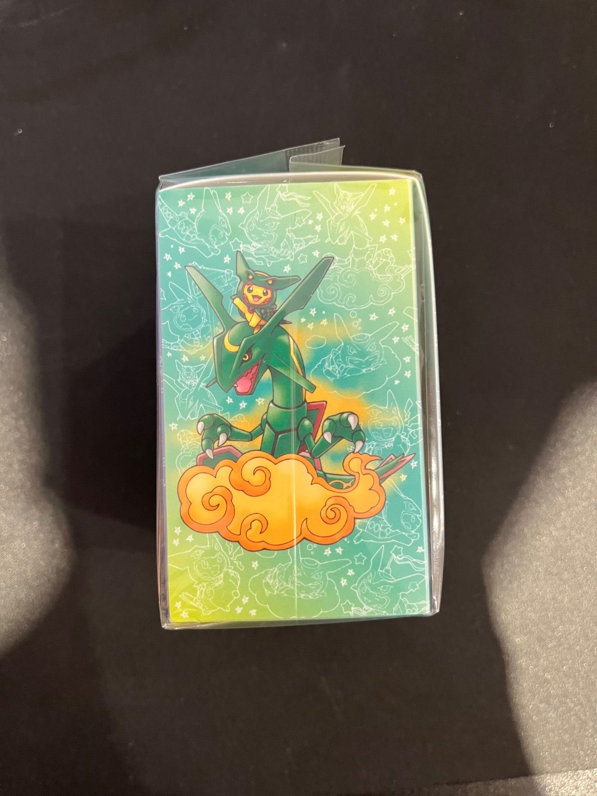 ポケモンカード レックウザポンチョのピカチュウ デッキケース 未開封