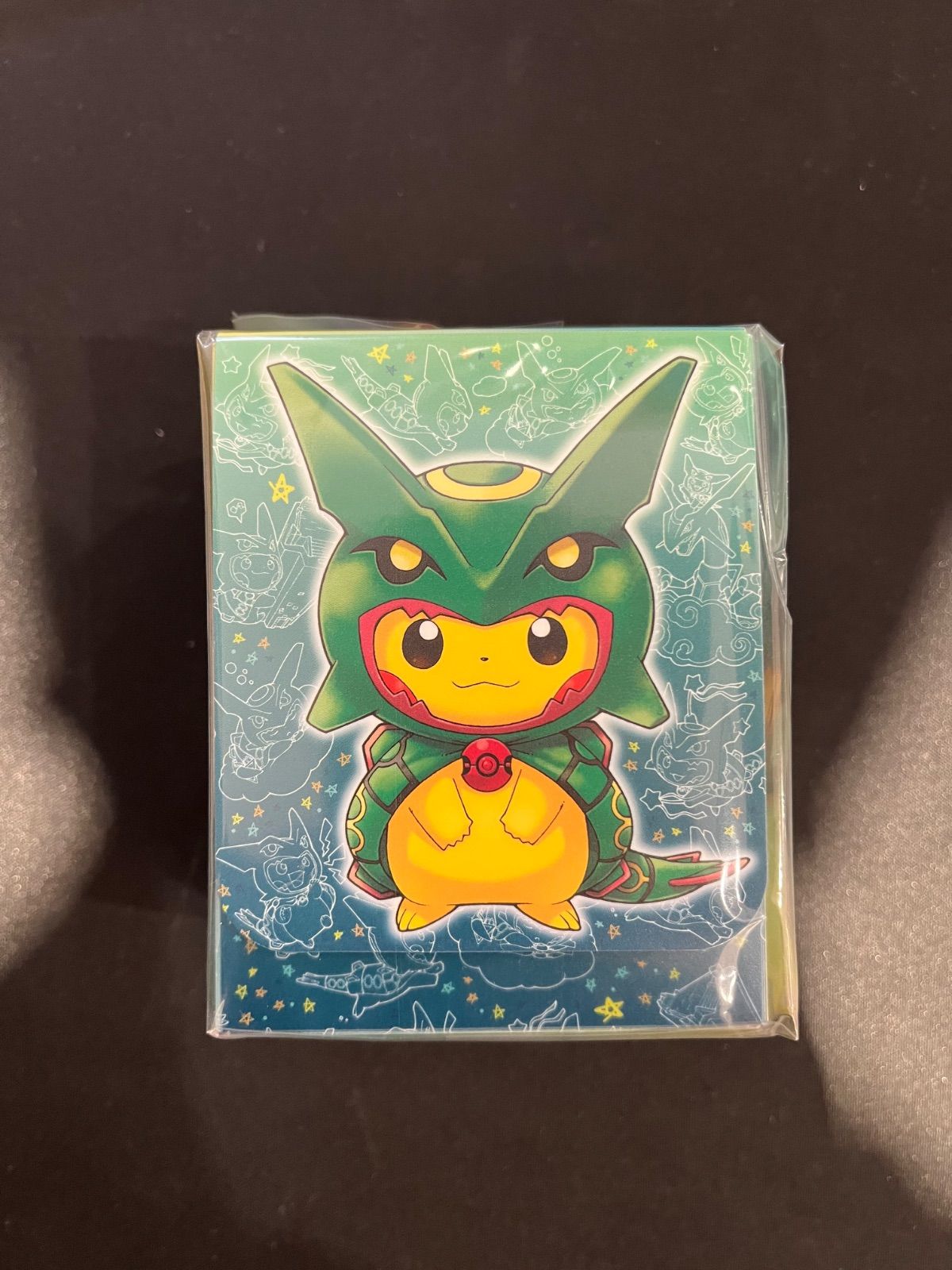 ポケモンカード レックウザポンチョのピカチュウ デッキケース 未開封
