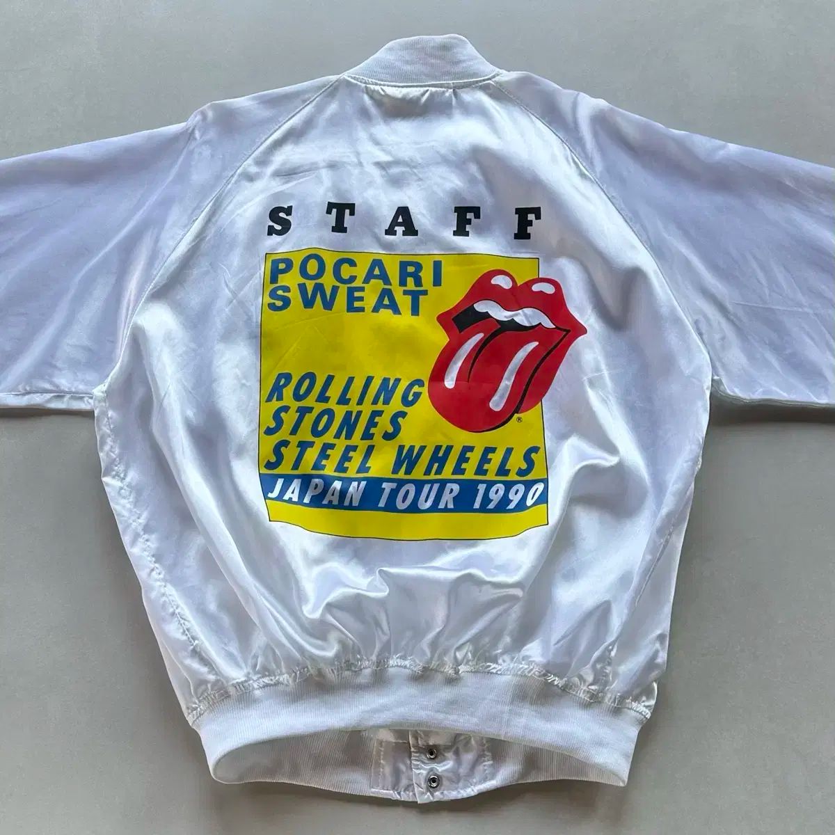 L ローリング ストーンズ x ポカリスエット 1990 日本 ツアー スタッフ