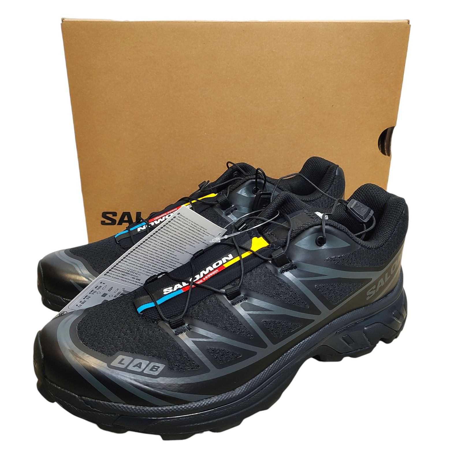 SALOMON サロモン XT-6 スニーカー 410866 27.5 ブラック×グレー