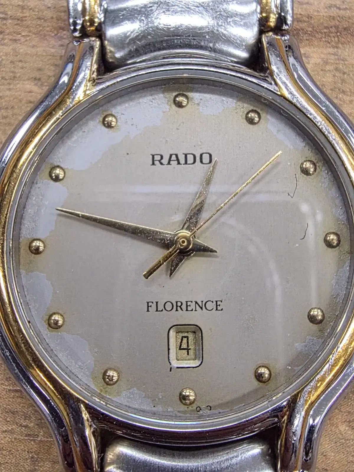 ラドー Rado ヴィンテージ フロレンス スチールコンビ メタル リスト時計