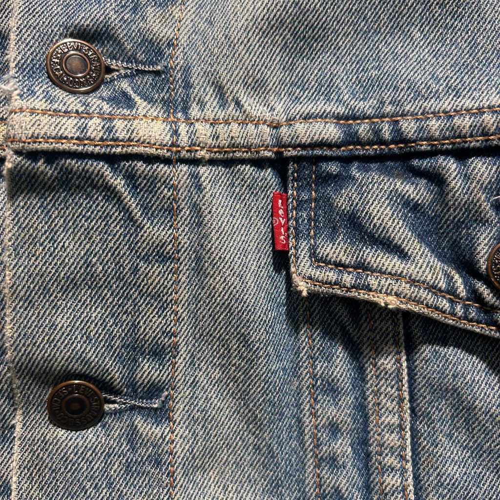 90 s Levi 70503-02 デニムジャケット Denim jacket SIZE L ブルーNo.T 158