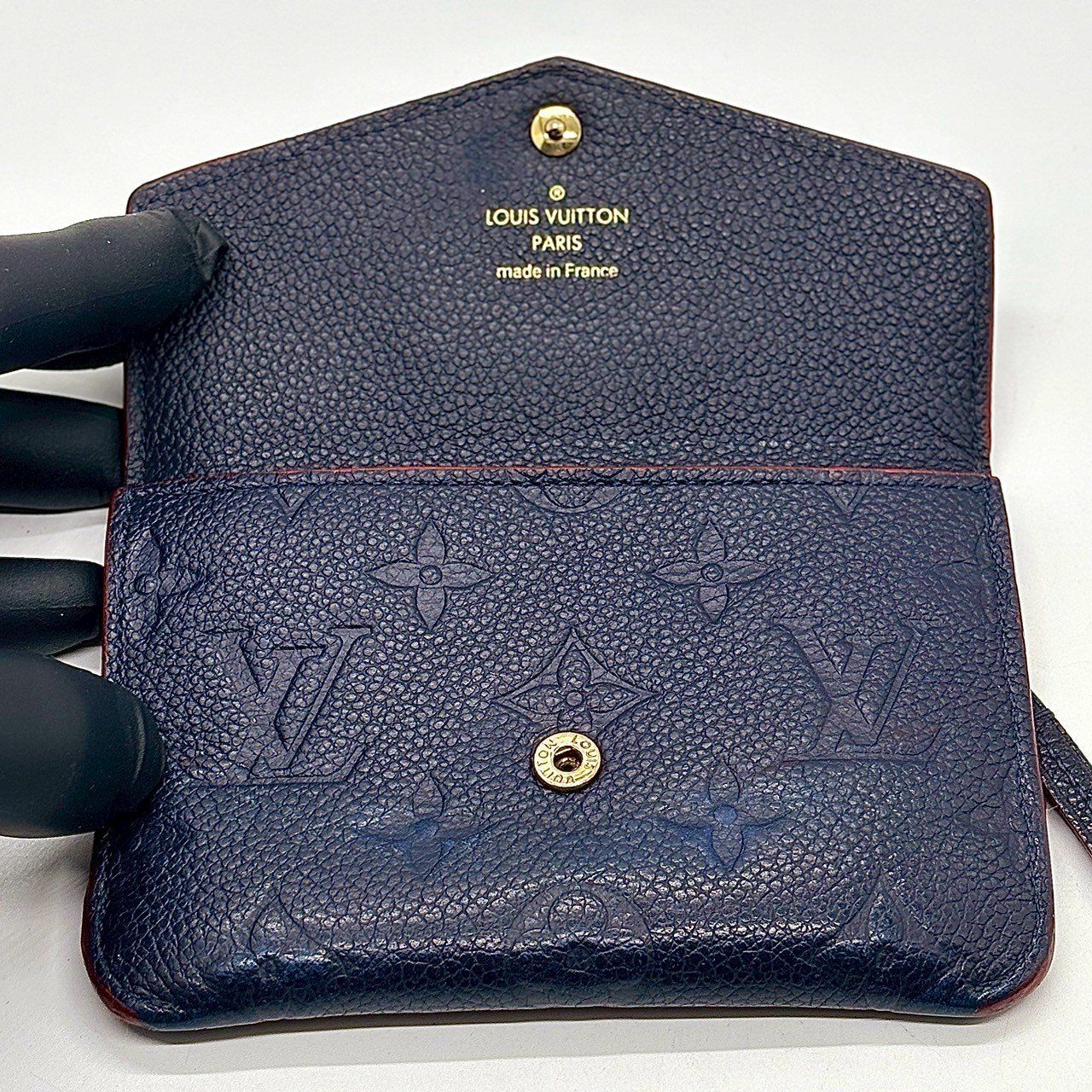 ルイヴィトン モノグラムミニ ポシェット クレ ケース ネイビー 楽天
