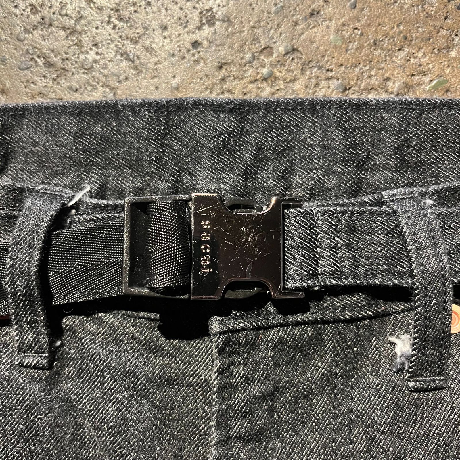 24SS sacai サカイ Denim Shorts BEYONDEXX Sacai - BEYONDEXX Wide-Leg Belted Denim Shorts - Blue Sacai