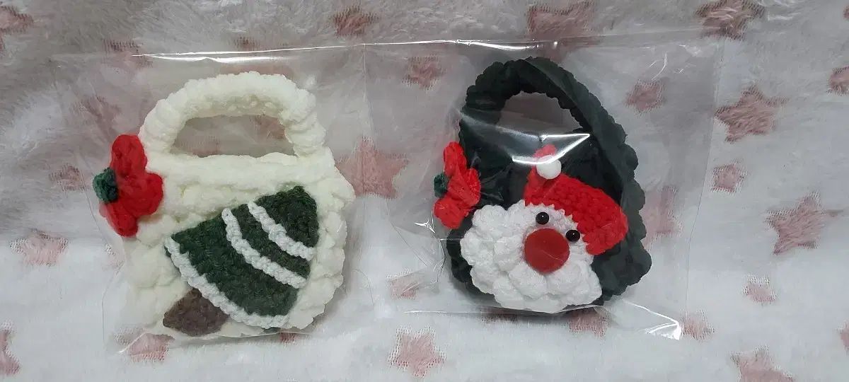 クリスマス あみぐるみ 白くま サンタ服 クリスマス編みぐるみパターン