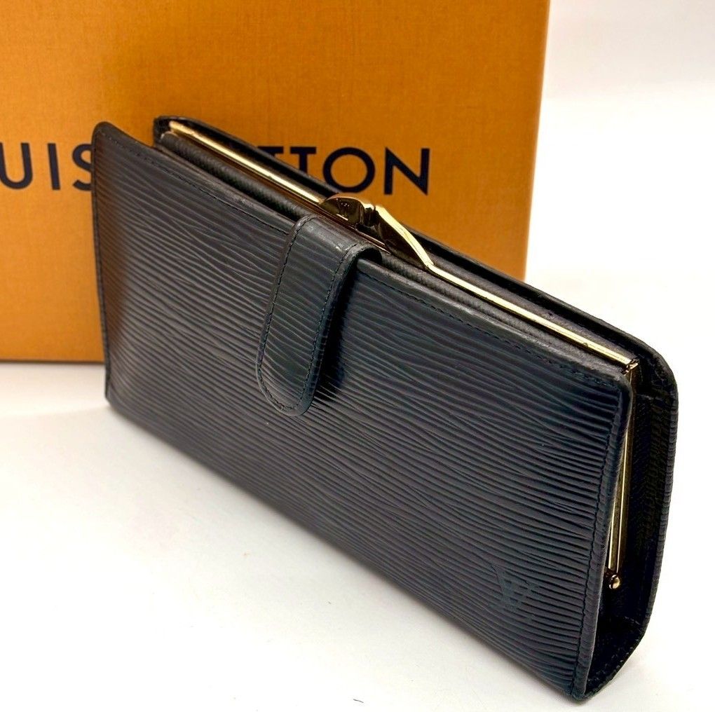 静かに輝く上質】 ルイヴィトン LOUIS VUITTON エピ がま口長財布