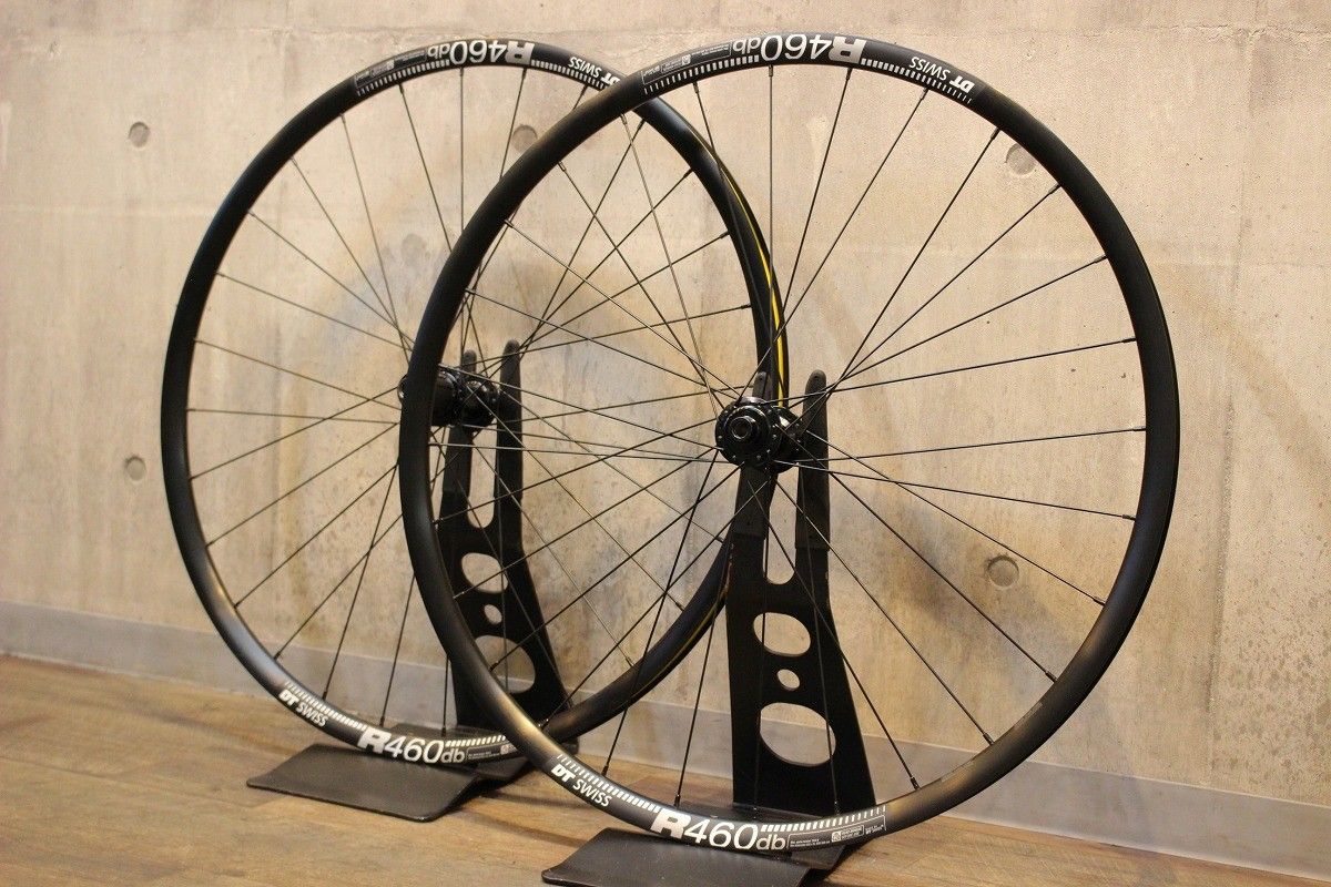 DT SWISS R460 DB アルミ チューブレスレディ ホイールセット シマノ