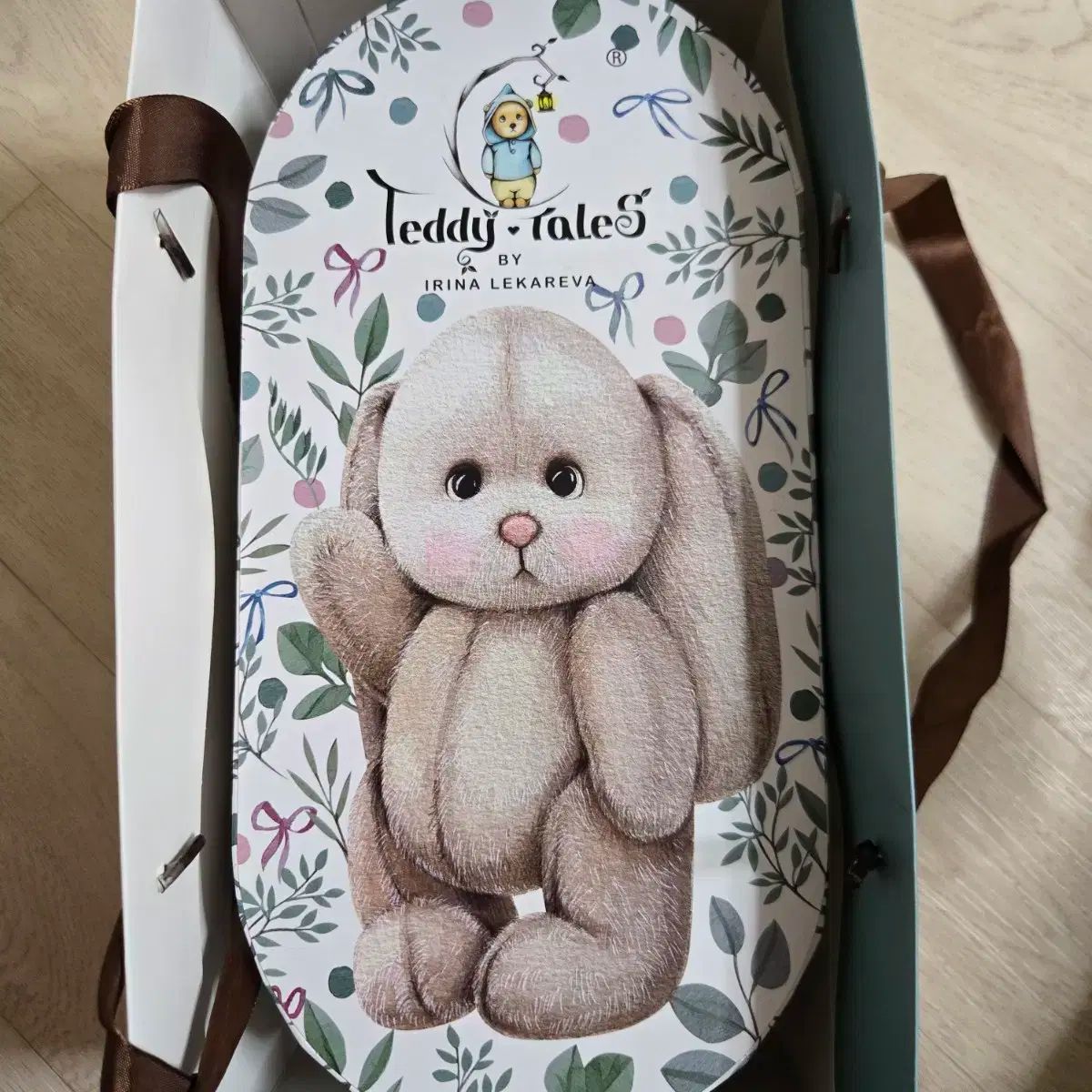 テディテールズ レナバニー さくらんぼグレー ドロップ型