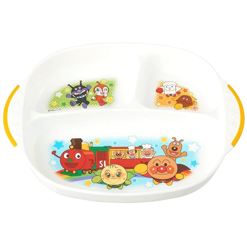 新品】 レック アンパンマン ランチプレート (25×19.5×3.5cm) 電子