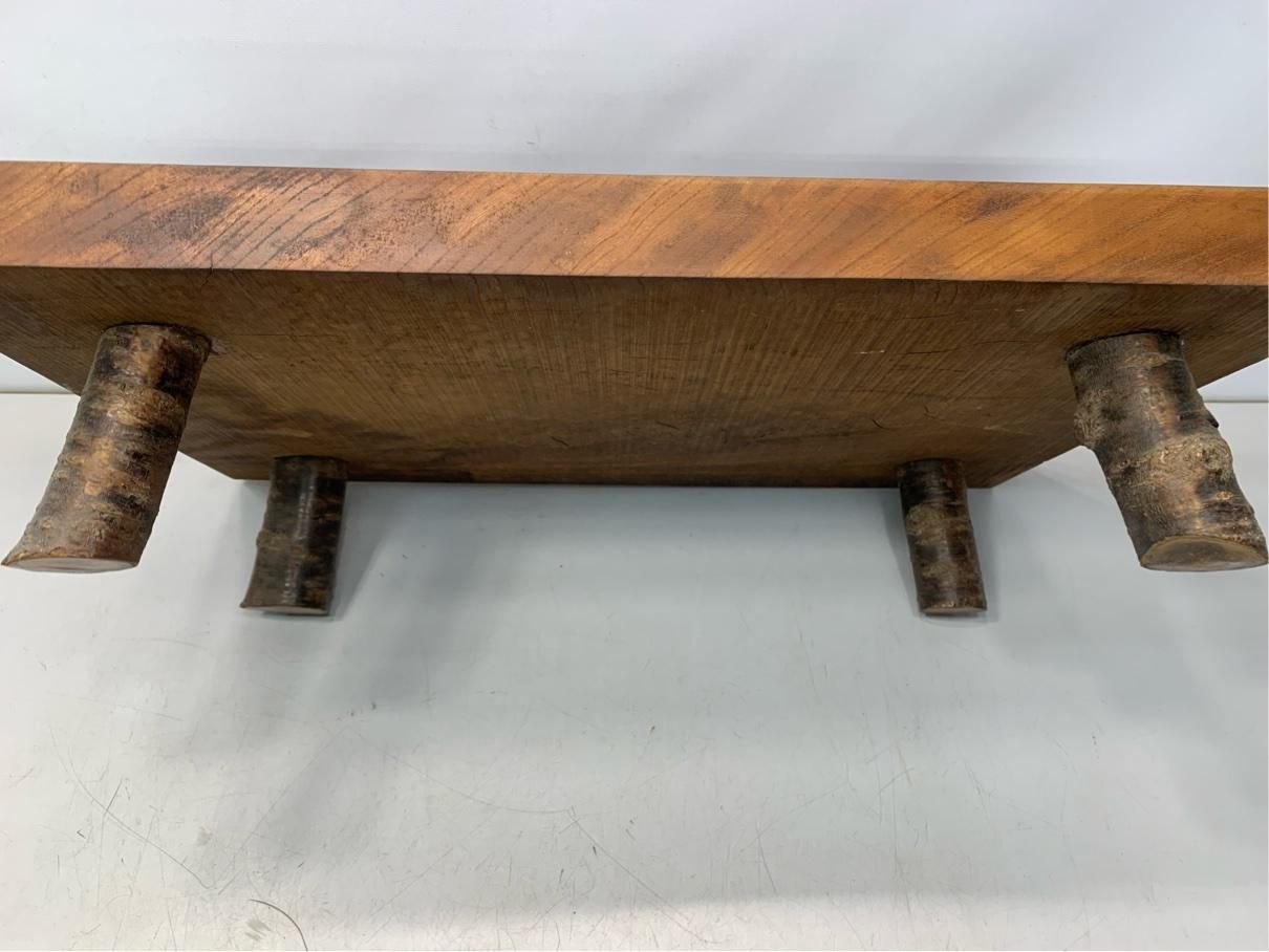 貴重 アンティーク花台 天然木 ヴィンテージ雑貨 観葉植物 レトロ