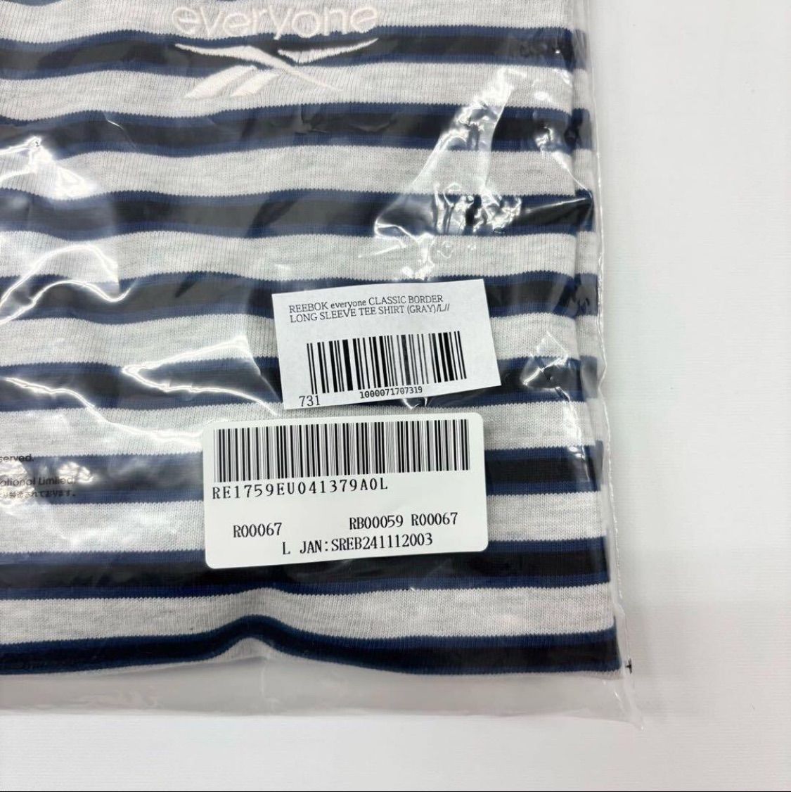 25ss 2025 新品 REEBOK everyone CLASSIC BORDER LONG SLEEVE TEE
