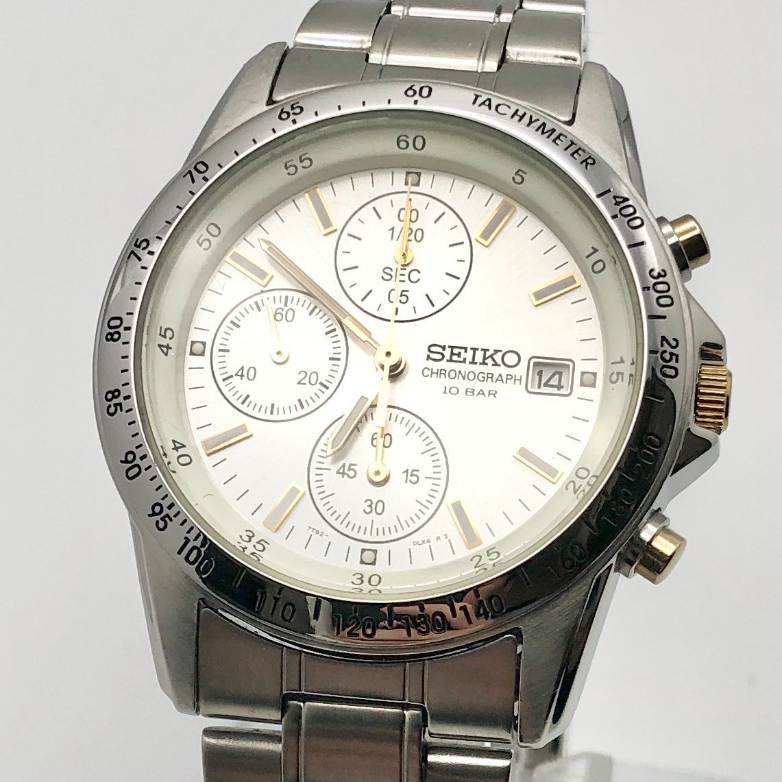 美品・稼働=【SEIKO(セイコー)】7T92-0DW0 クロノグラフ クォーツ