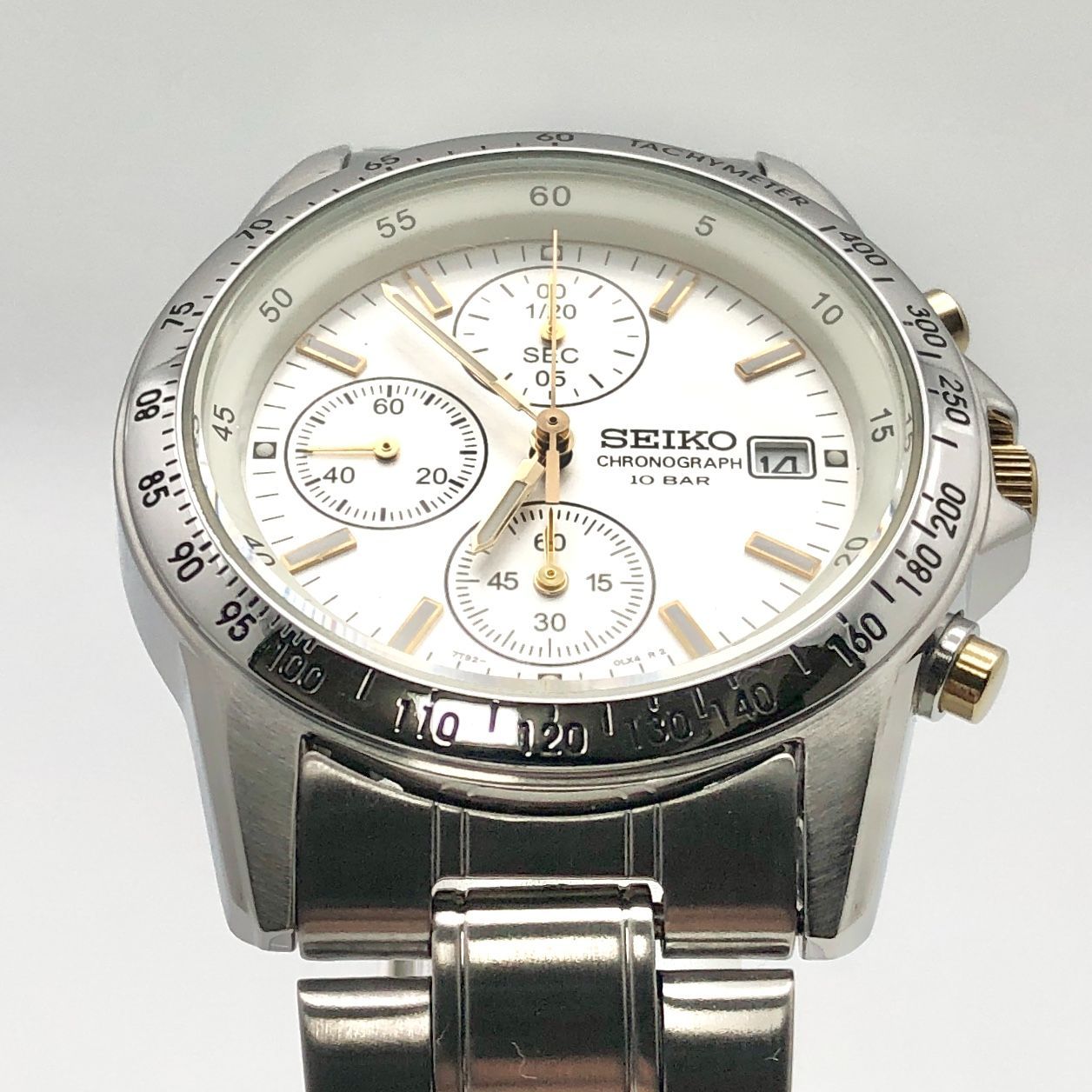 美品・稼働=【SEIKO(セイコー)】7T92-0DW0 クロノグラフ クォーツ