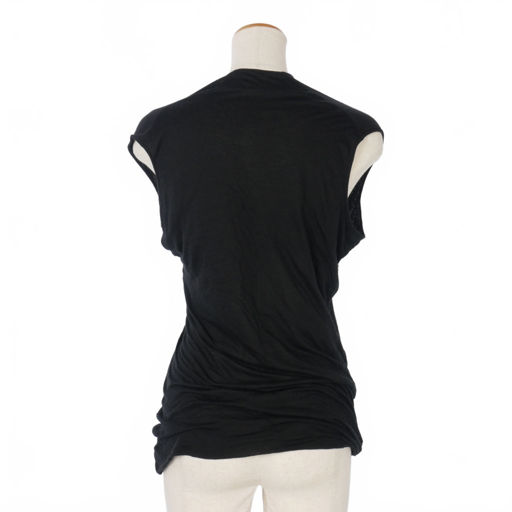 リックオウエンス Rick Owens Lilies ノースリーブカットソー ドレープ