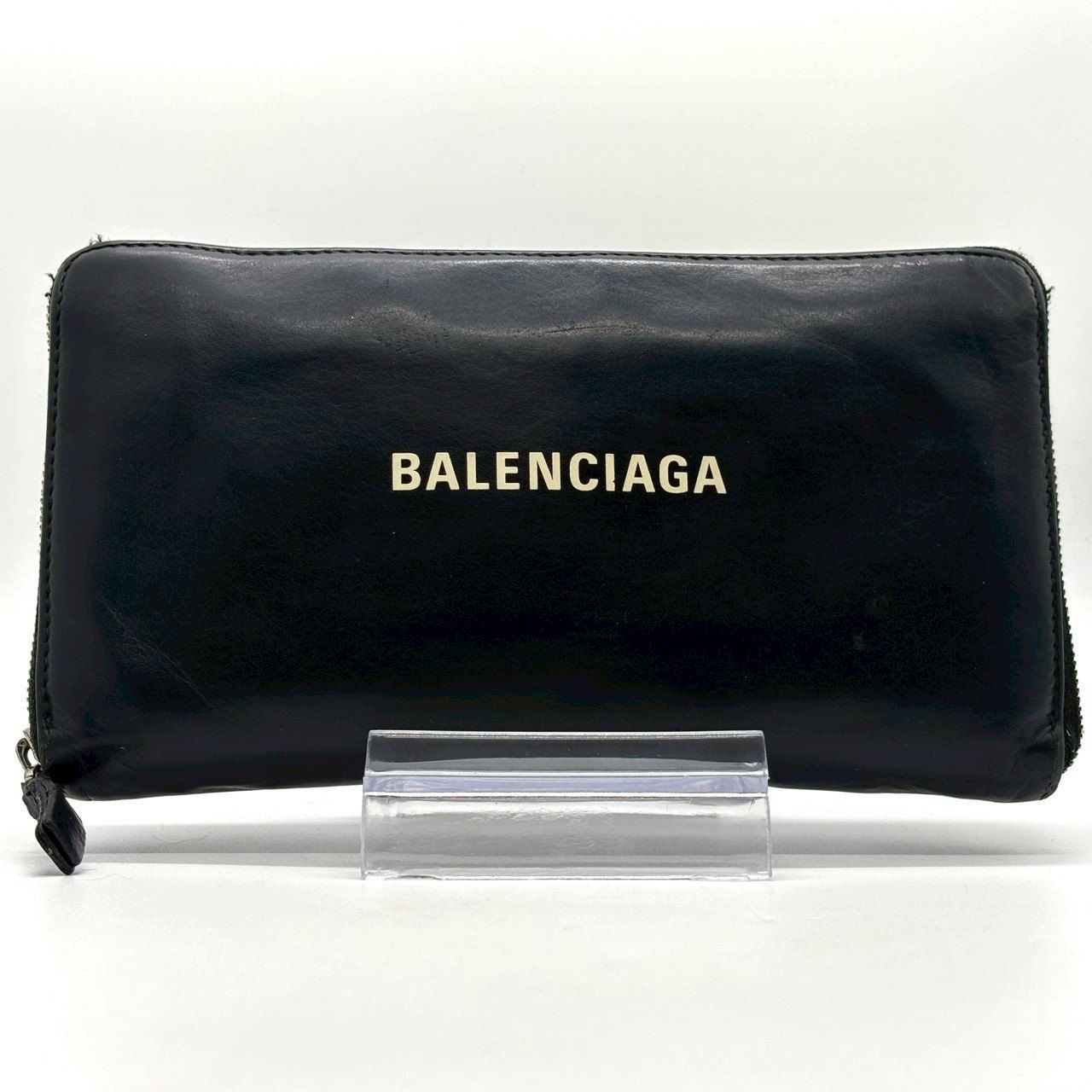 虎さん バレンシアガ エブリデイ ラウンドファスナー 長財布 ブラック