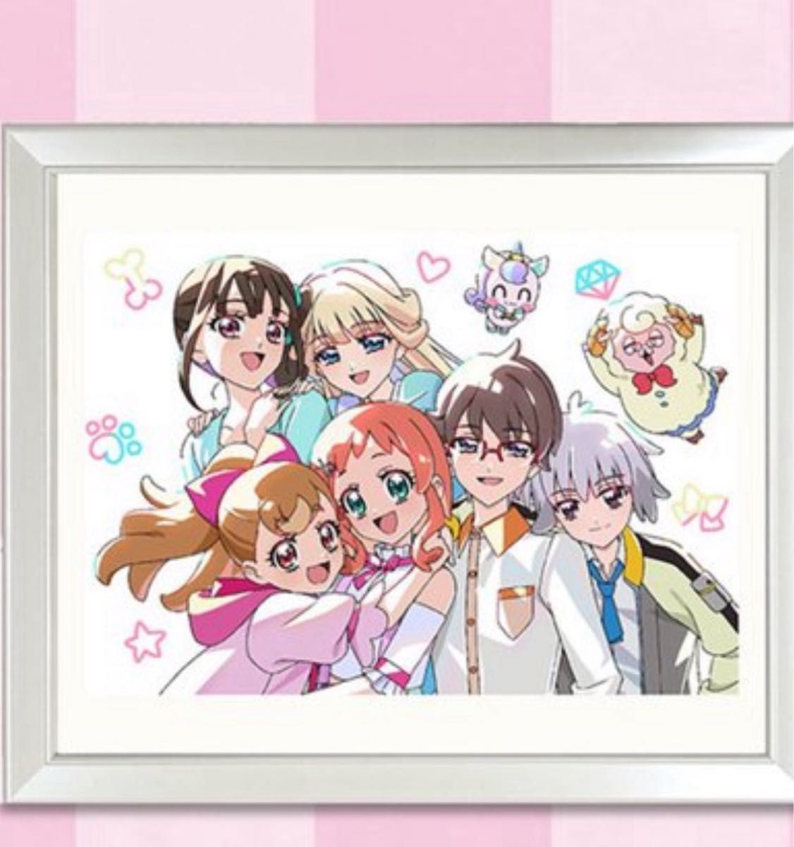 わんだふるぷりきゅあ 額装高精細アート 複製原画 最終回 最終話