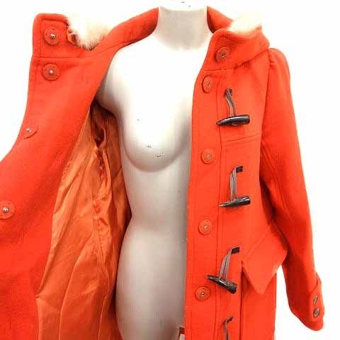 フランシュリッペ franche lippee ダッフルコート フェイクファー