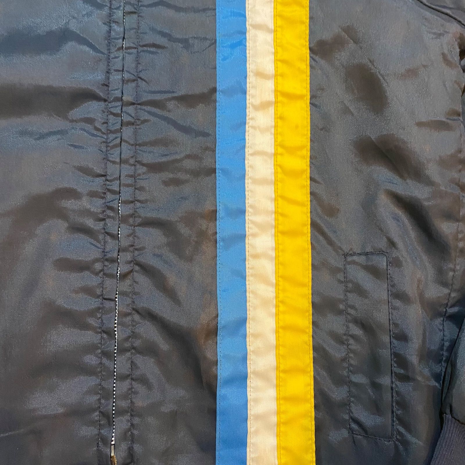 70s〜80s THE GREAT LAKES JACKET Racing jacket 3line design/1970 