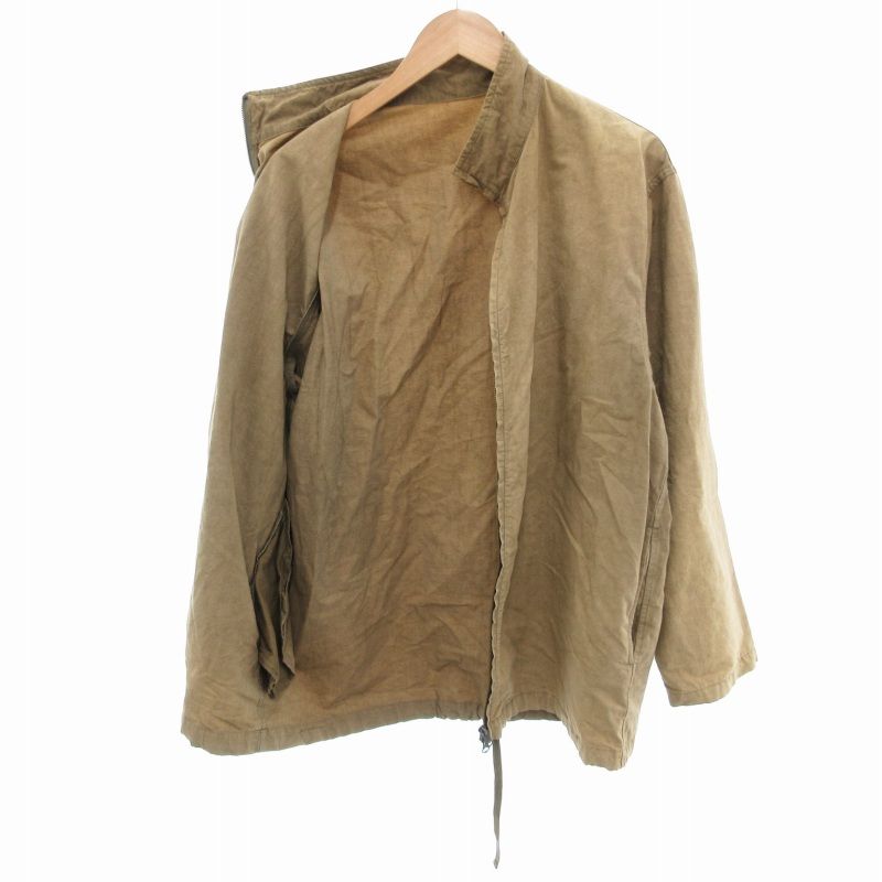 02201-0061 コットンリネンウェザージップシャツジャケット ネストローブ nest Robe CONFECT コットンリネンウェザージップシャツ