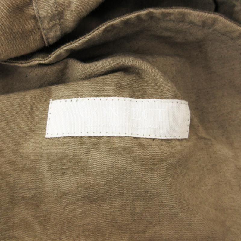ネストローブ nest Robe CONFECT コットンリネンウェザージップシャツ