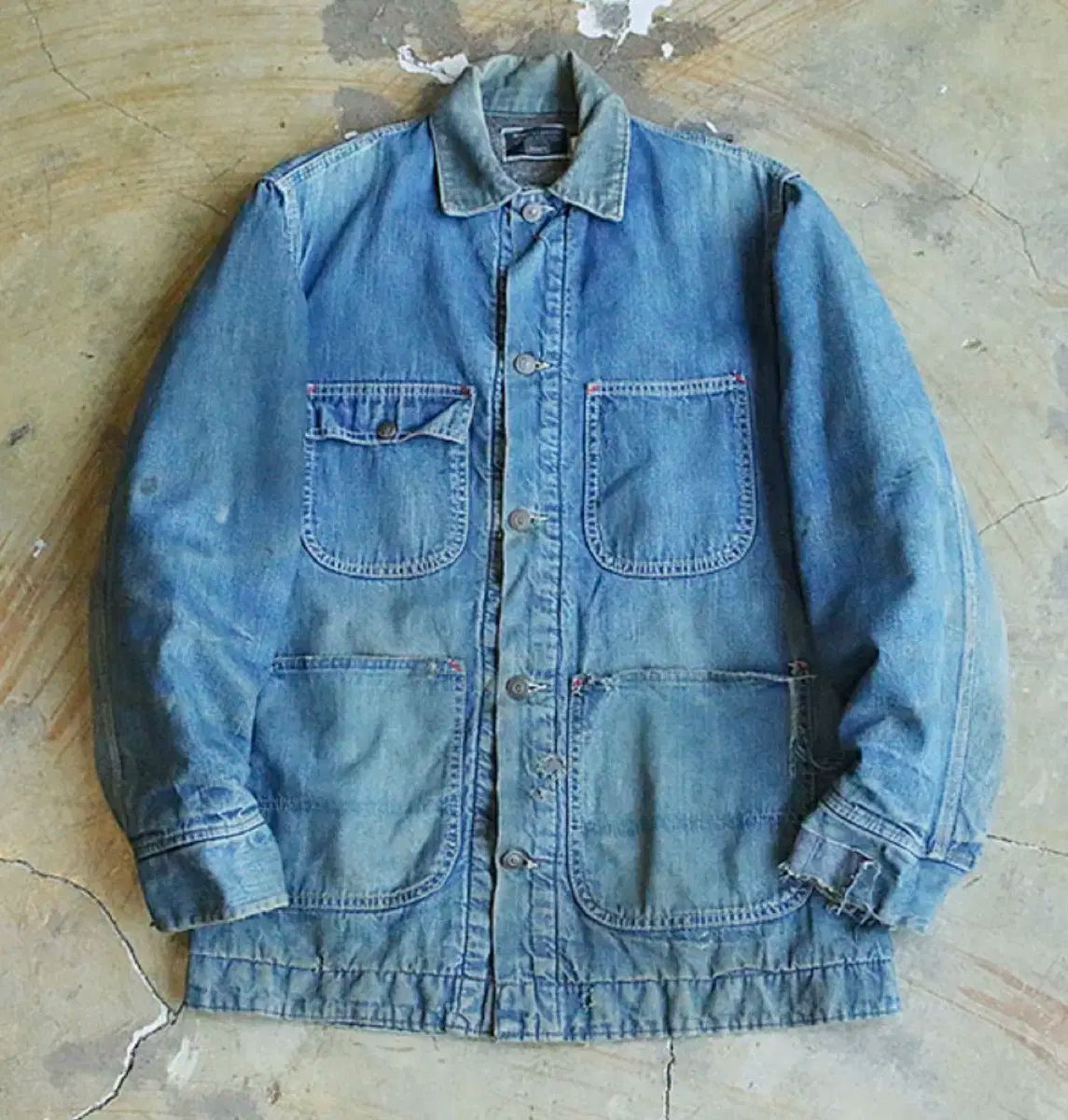 70s Sears Blanket Lined Denim Chore ジャケット - メルカリ