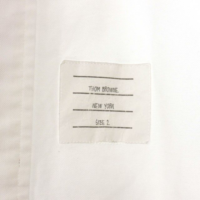 トムブラウン THOM BROWNE ボタンダウン オックスフォードシャツ 長袖