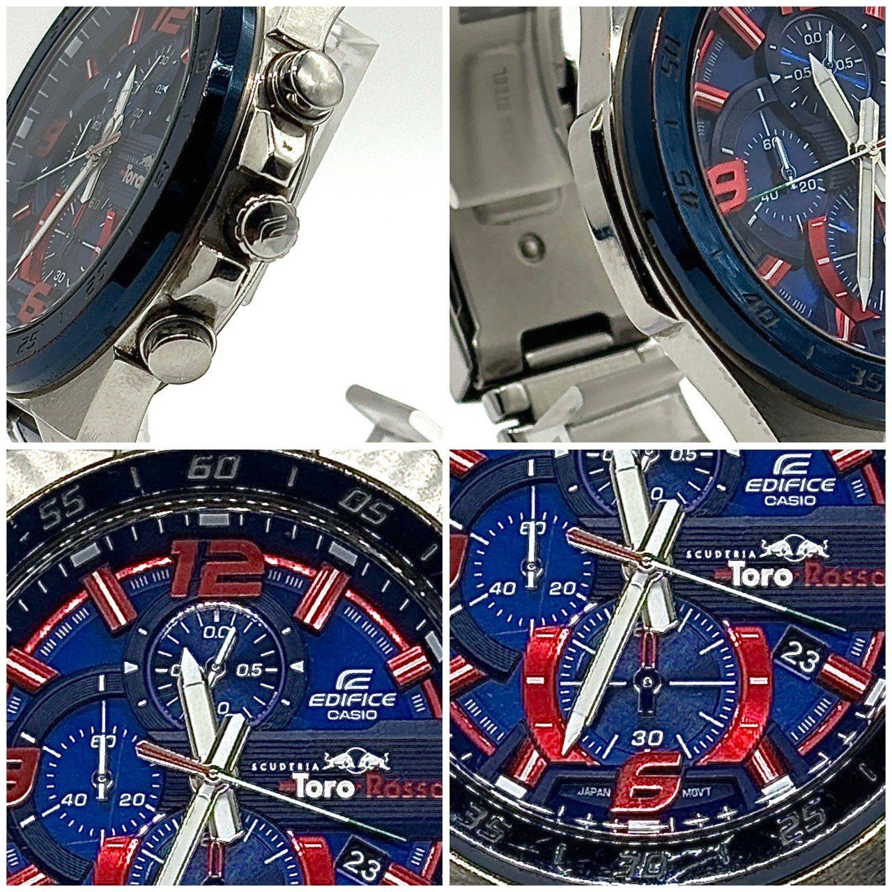 疾走感を纏う一本】 CASIO EDIFICE 腕時計 Toro Rosso Limited Edition