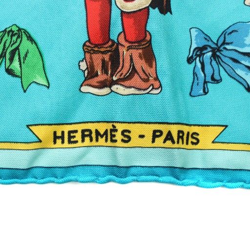 エルメス HERMES カレ90 KACHINAS カチナ スカーフ 絹 シルク 大判