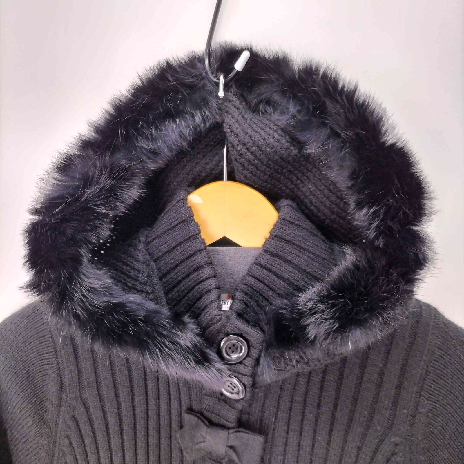 ユーズドフルギ USED古着 GALLERY VISCONTI ラビットファー フード