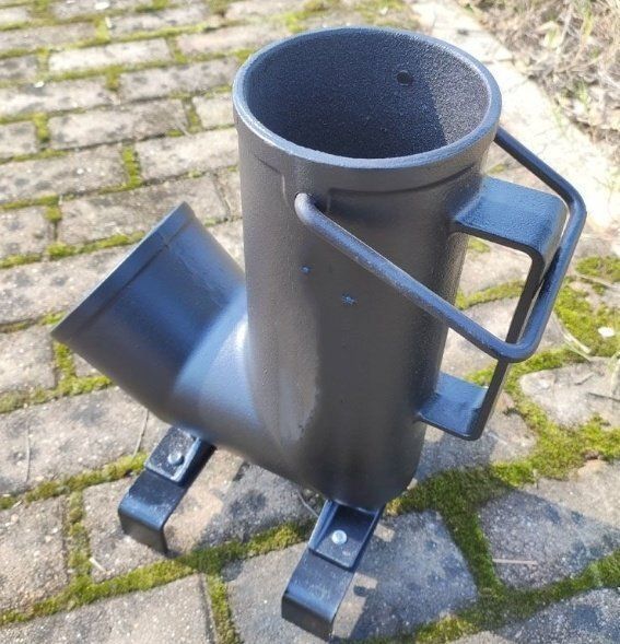 ロケット炉ポータブルアウトドアキャンプ野炊暖房石炭円筒薪かまど