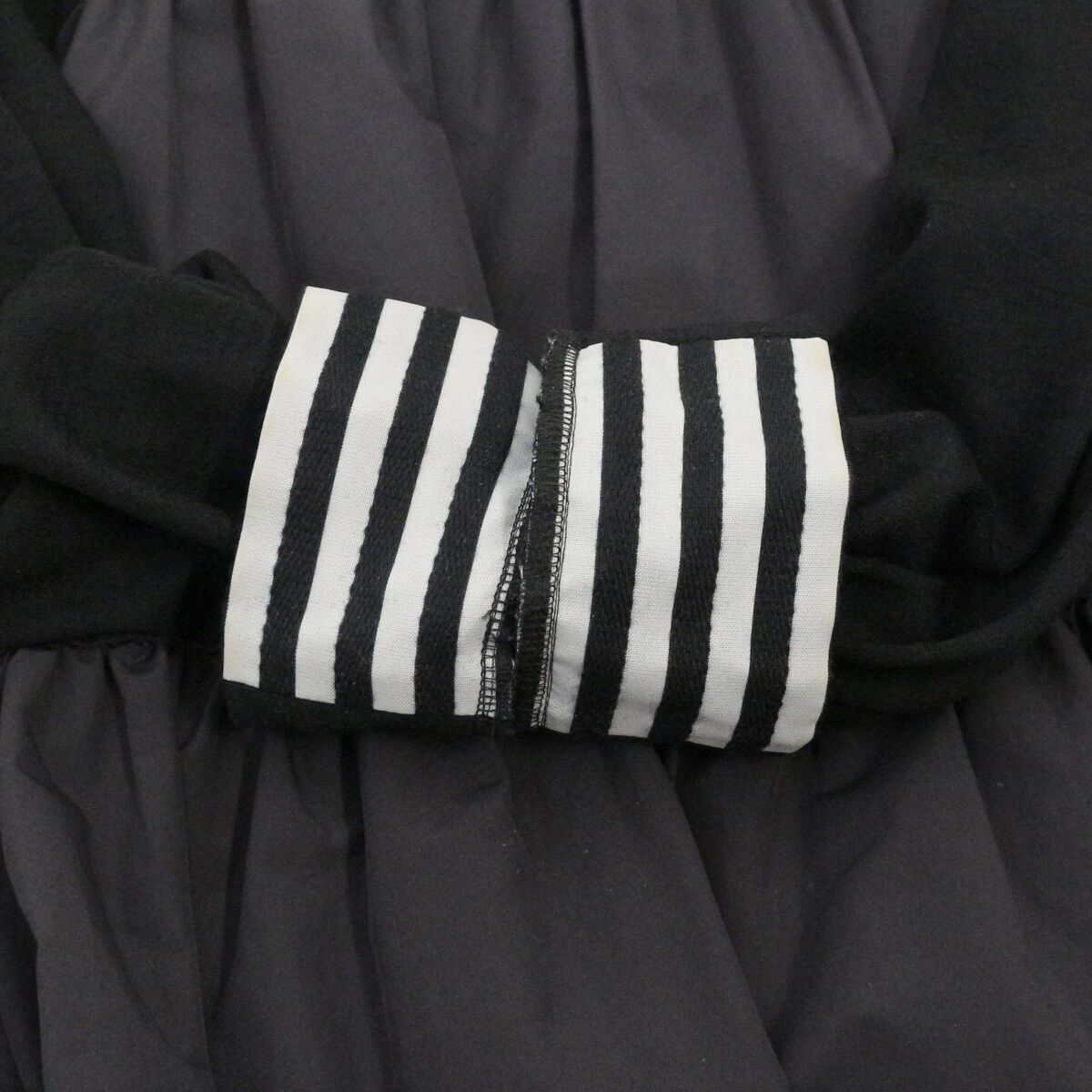 【タグ付き】 ボーダーズアットバルコニー ティアードトップス 異素材ドッキング BORDERS at BALCONY ボーダーズアットバルコニー 2021 ポップアップ