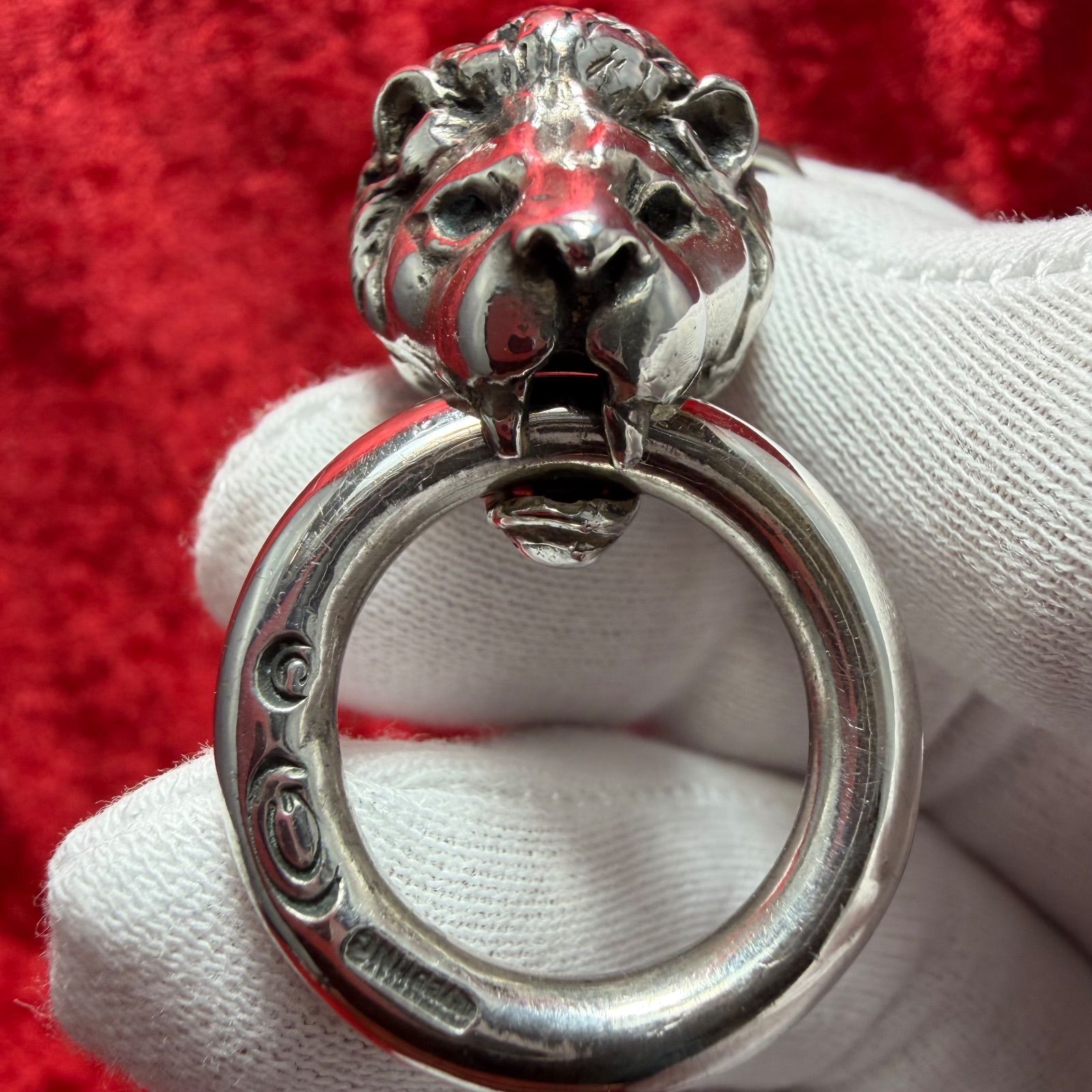 美品 ライオンヘッドネックレス ギャランティー 2枚 ガボラトリー