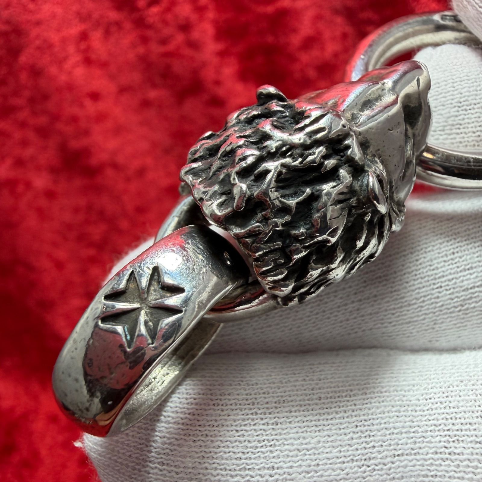 美品 ライオンヘッドネックレス ギャランティー 2枚 ガボラトリー