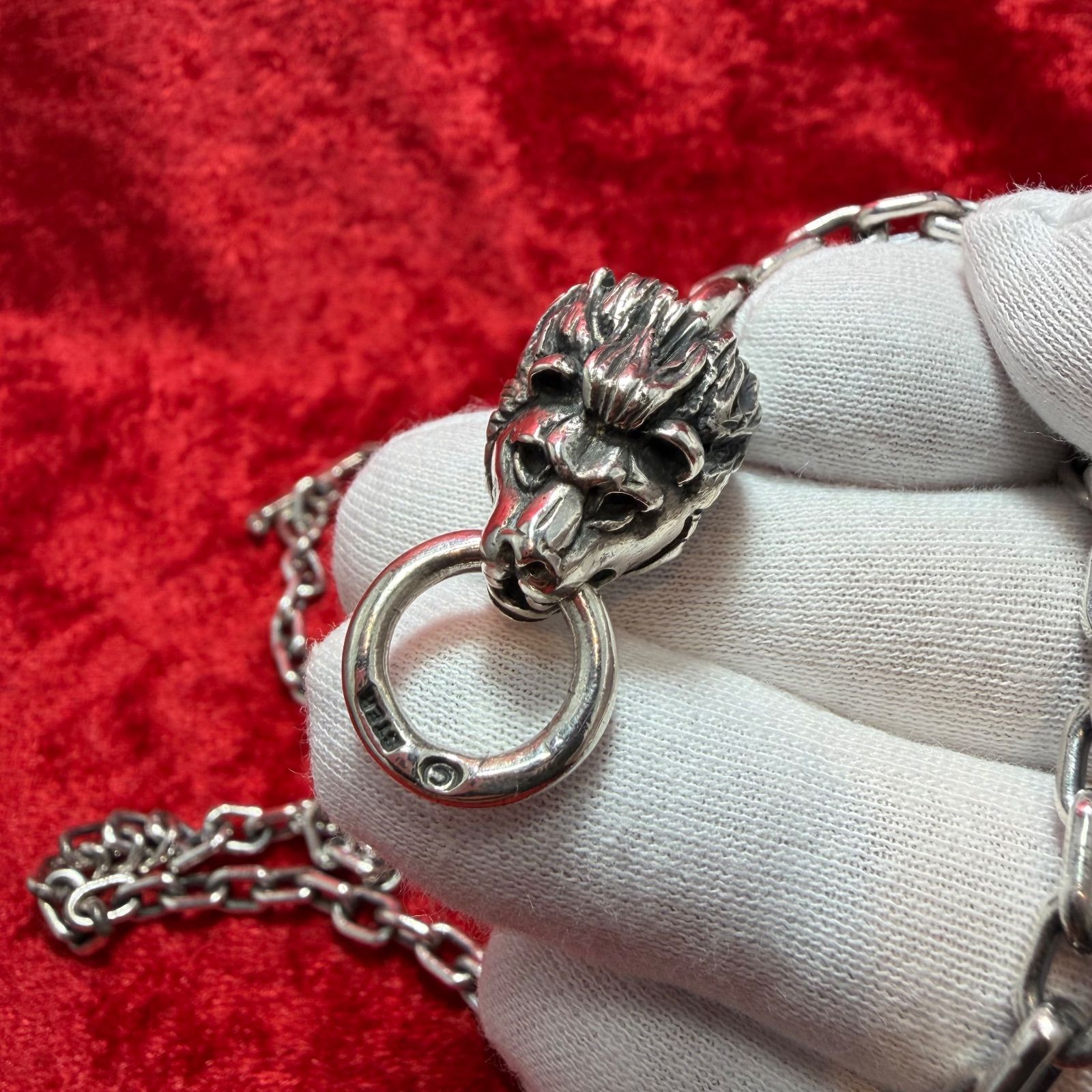 美品 ライオンヘッドネックレス ギャランティー 2枚 ガボラトリー