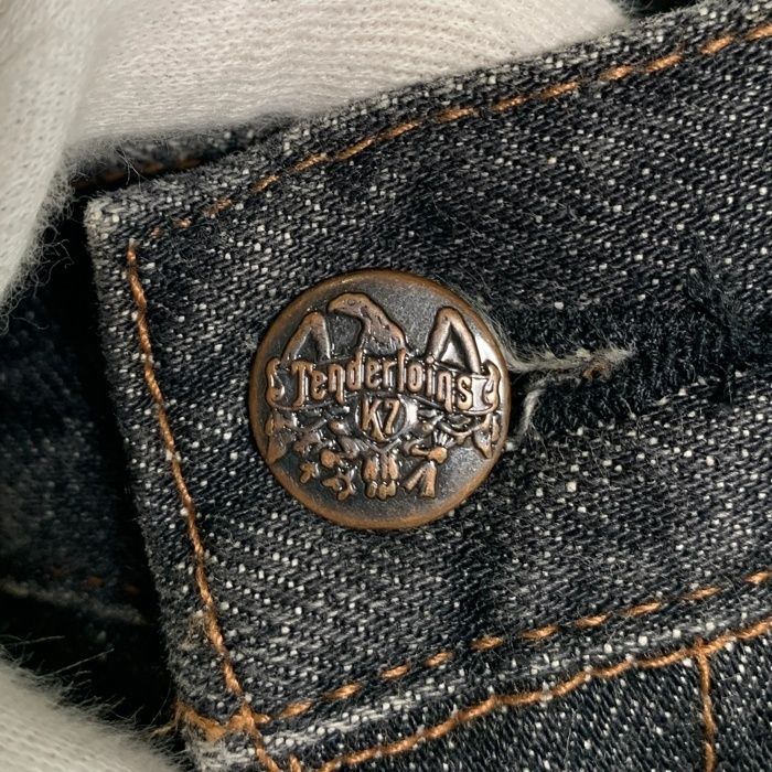 TENDERLOIN テンダーロイン ジッパーフライ ブラックデニムパンツ