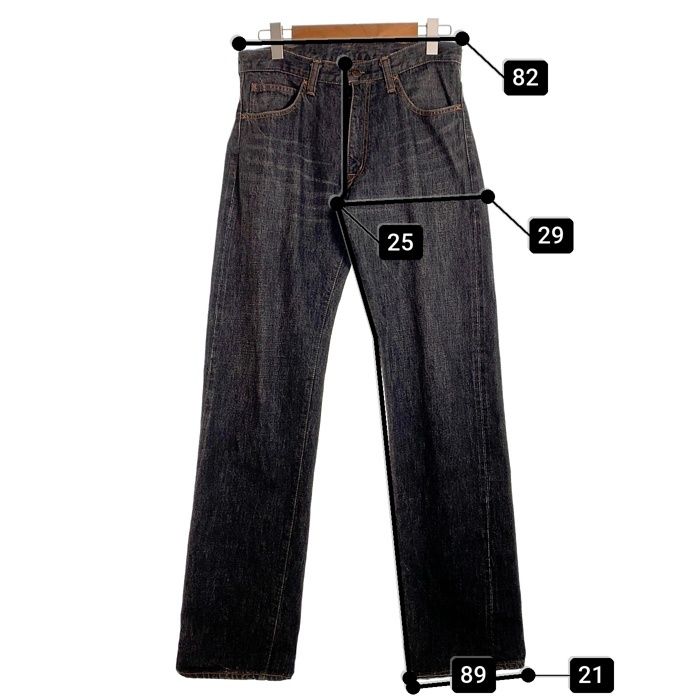 TENDERLOIN テンダーロイン ジッパーフライ ブラックデニムパンツ