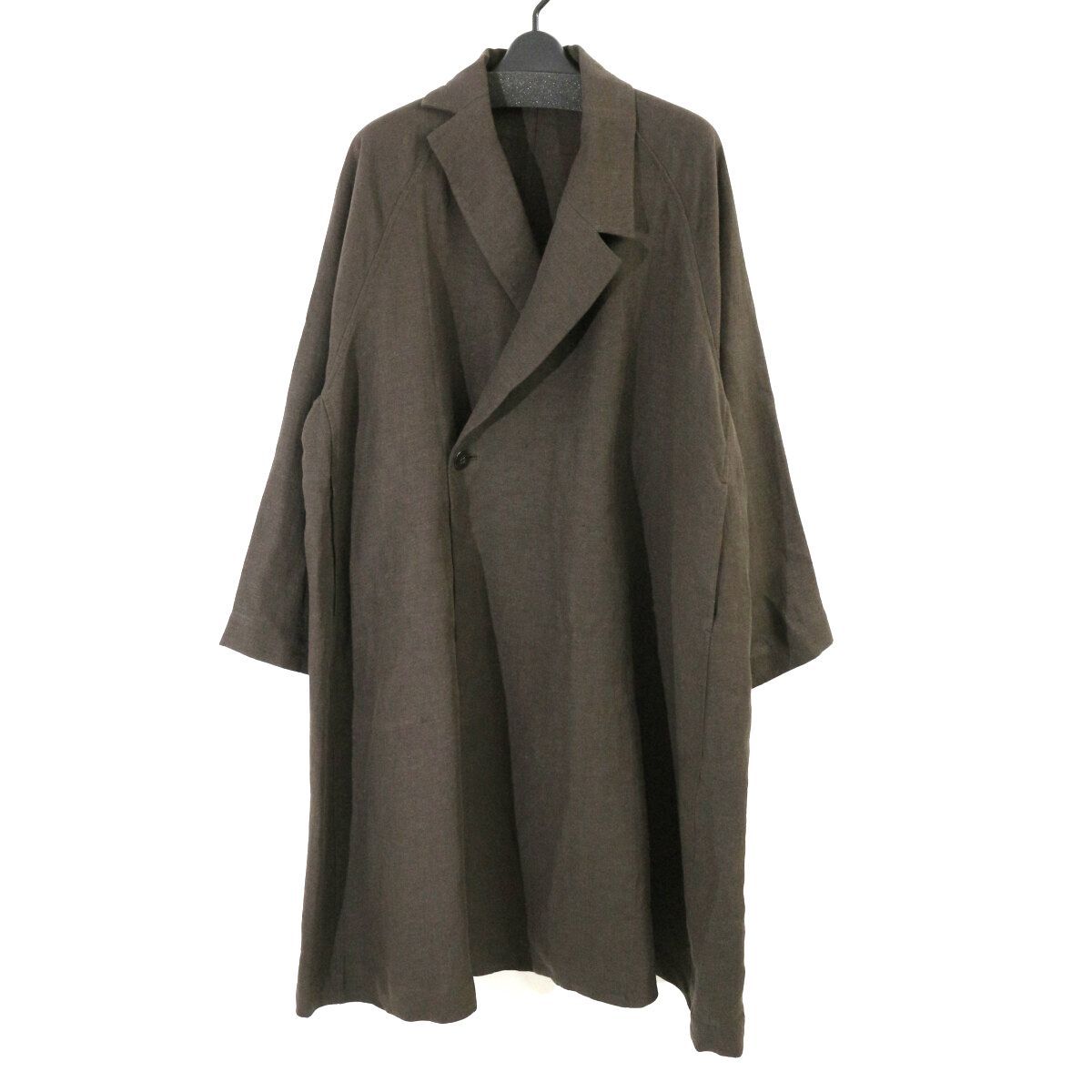 JURGEN LEHL ヨーガンレール 25SS クレープリネンブロークンコート