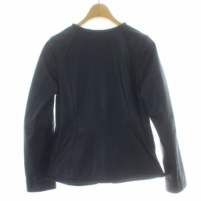 アルマーニ ジュニア ARMANI Jr シープレザージャケット ノーカラー