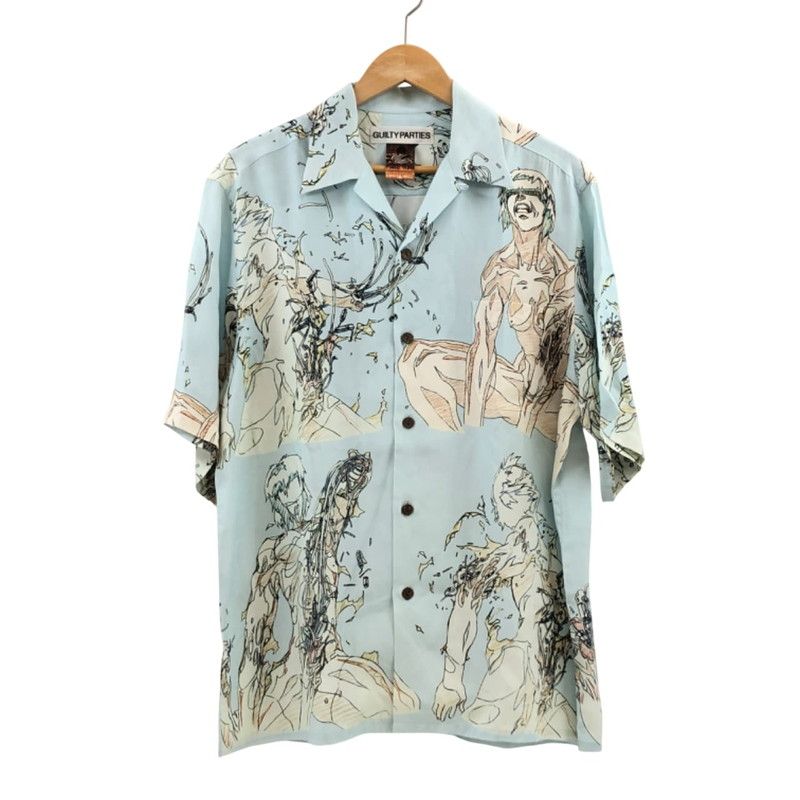 WACKO MARIA ワコマリア GHOST IN THE SHELL SHIRT TYPE 5 攻殻機動隊 ハワイアンシャツ カジュアルシャツ 半袖 トップス 142 251123 hn 04 fur
