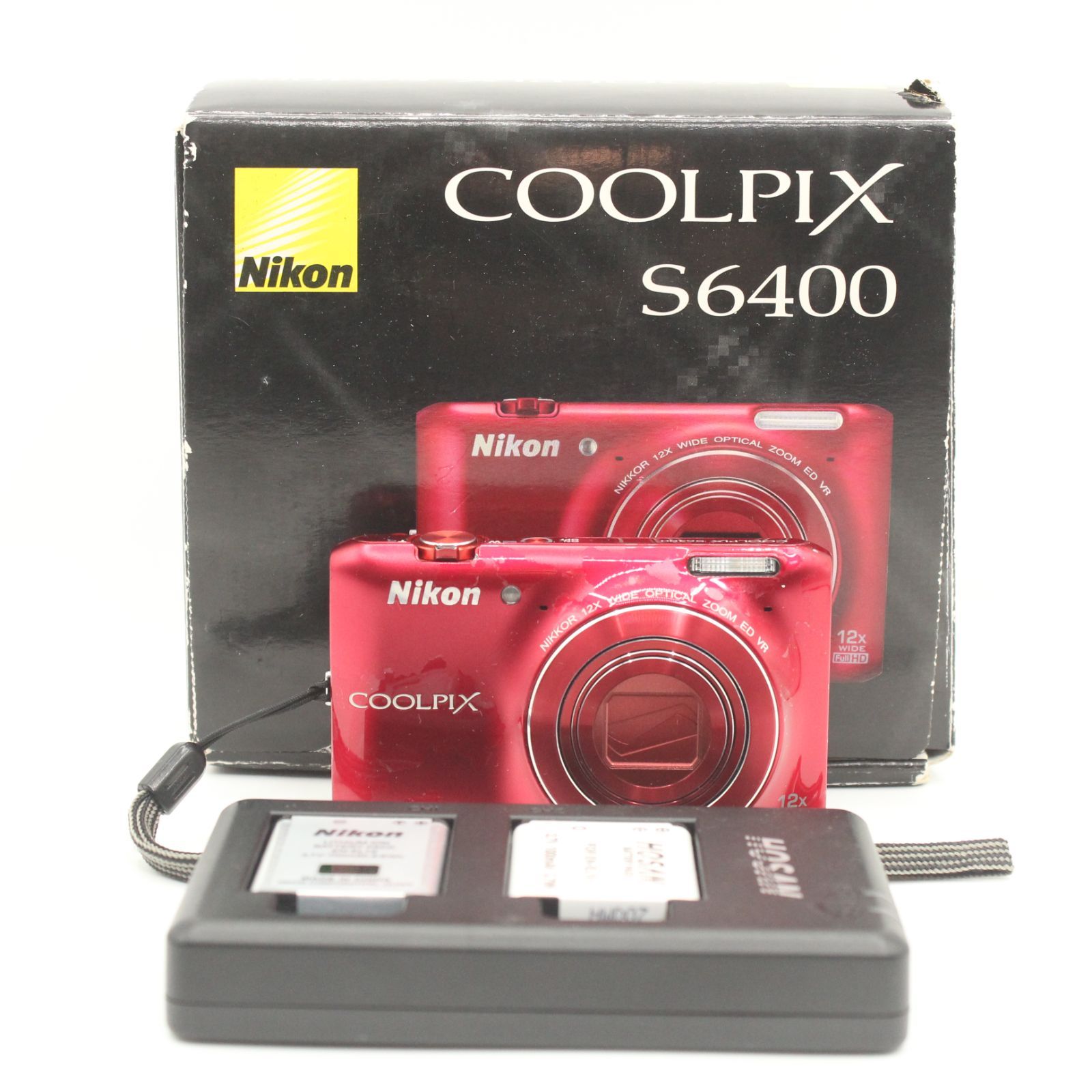≪美品≫ Nikon COOLPIX S6400 ボディ グロッシーレッド #20251112