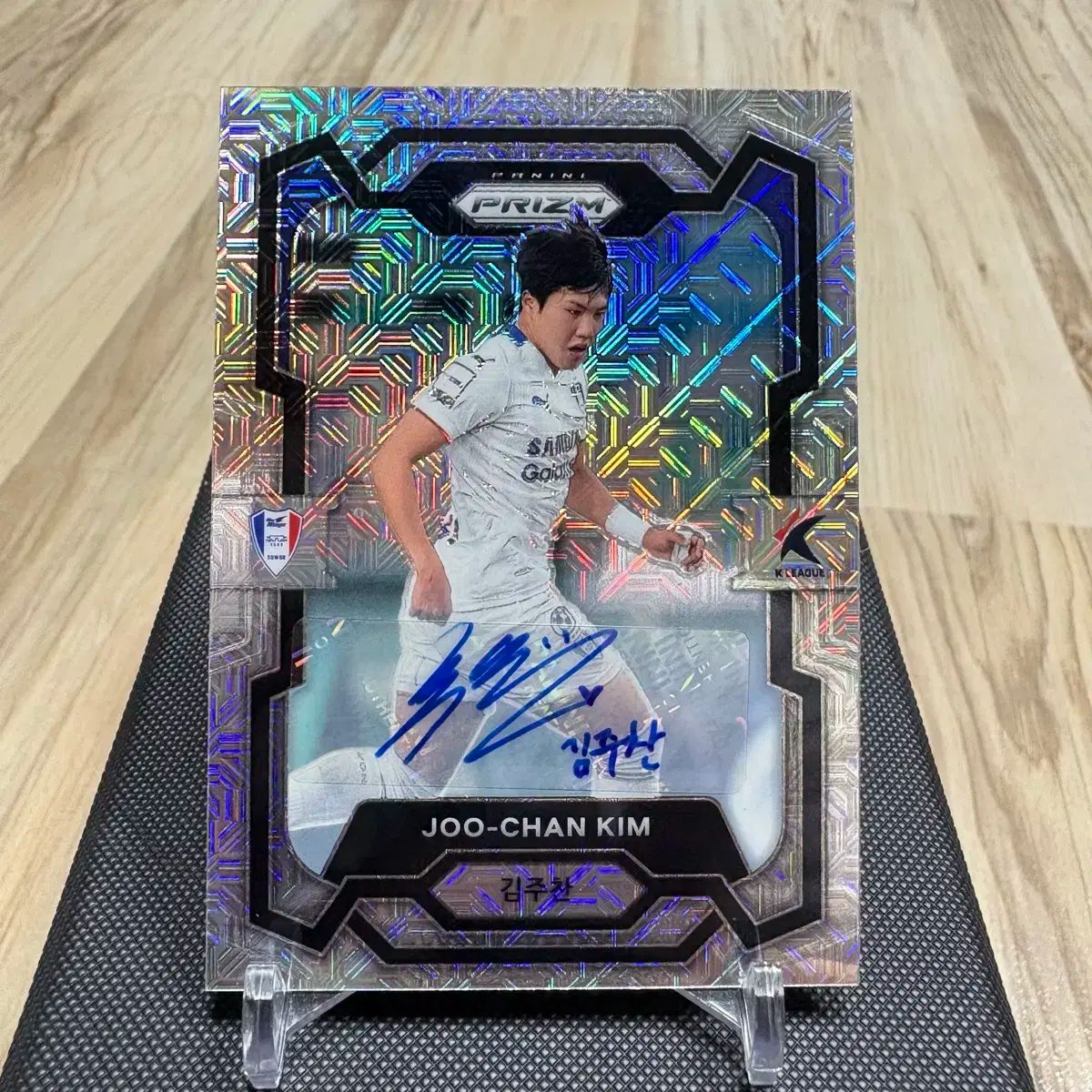 Kリーグ プリズム 水原三星ブルーウィングス キム・ジュチャン 25限定 模造 オート カード A