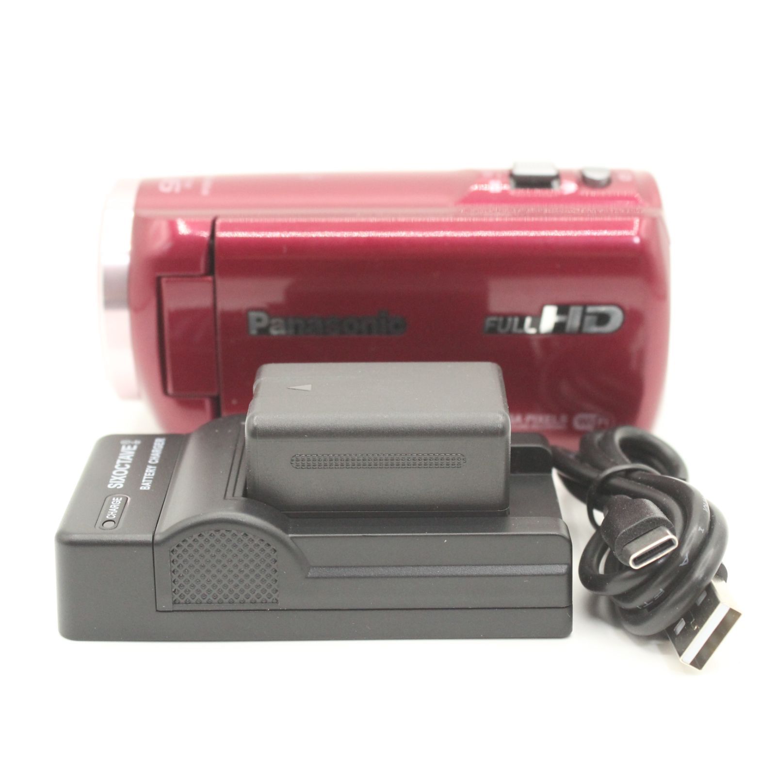 ≪ 上品≫ Panasonic HC V 550 M ボディ レッド 2978