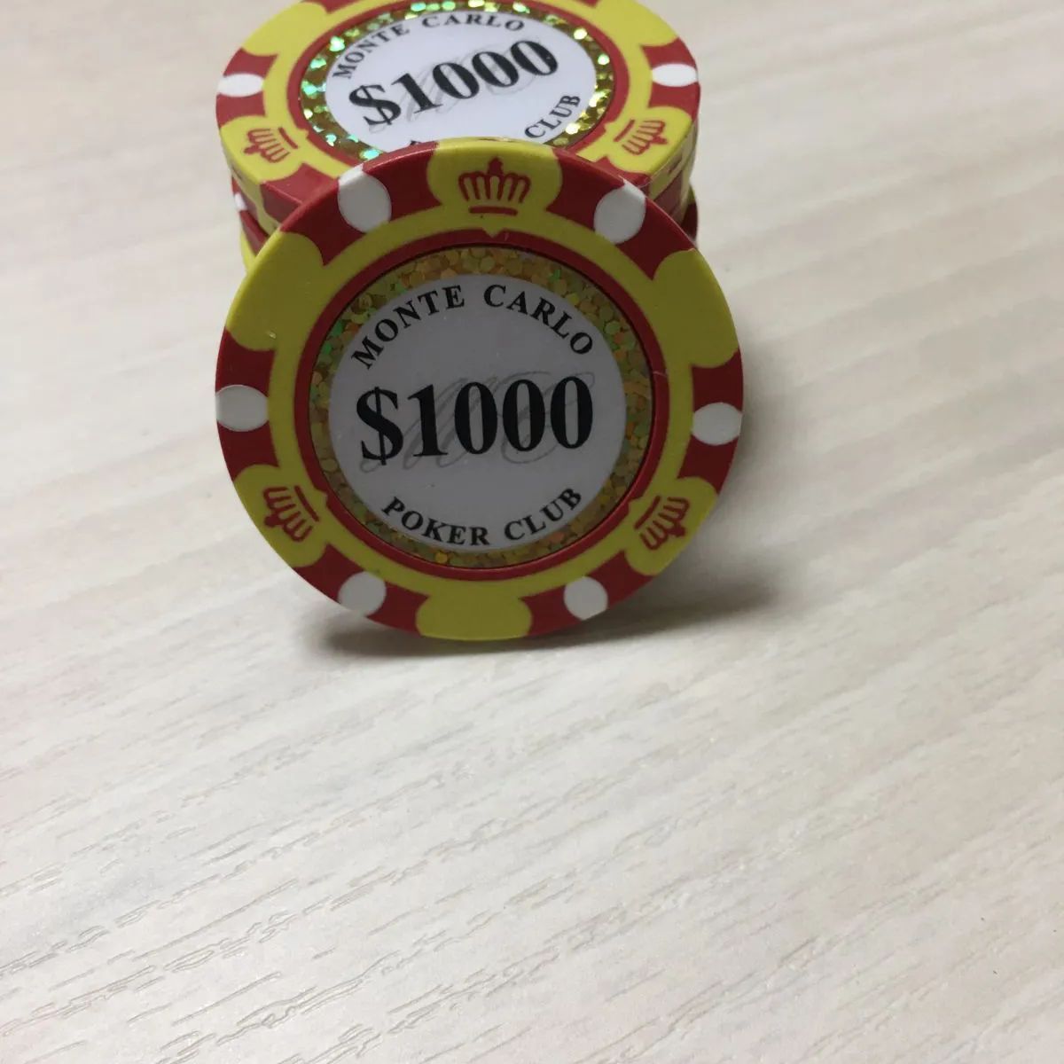 モンテカルロ ポーカーチップ カジノ カジノチップ 単位＄1000 10枚