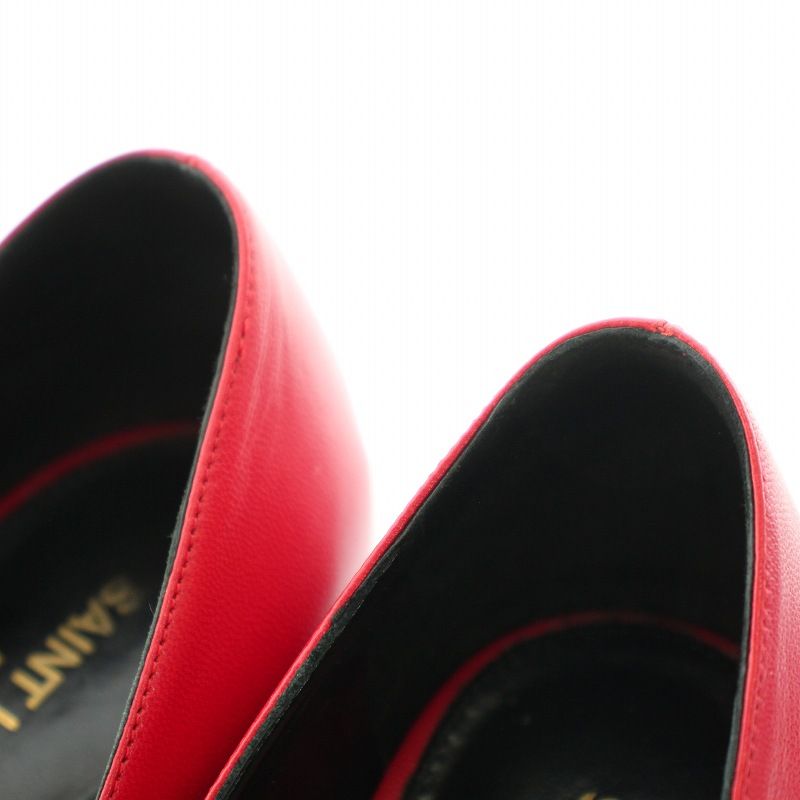 【極美品】✨SAINT LAURENT PARIS 22cm パンプス 赤 35 極美品】✨SAINT LAURENT PARIS 22cm パンプス 赤 35