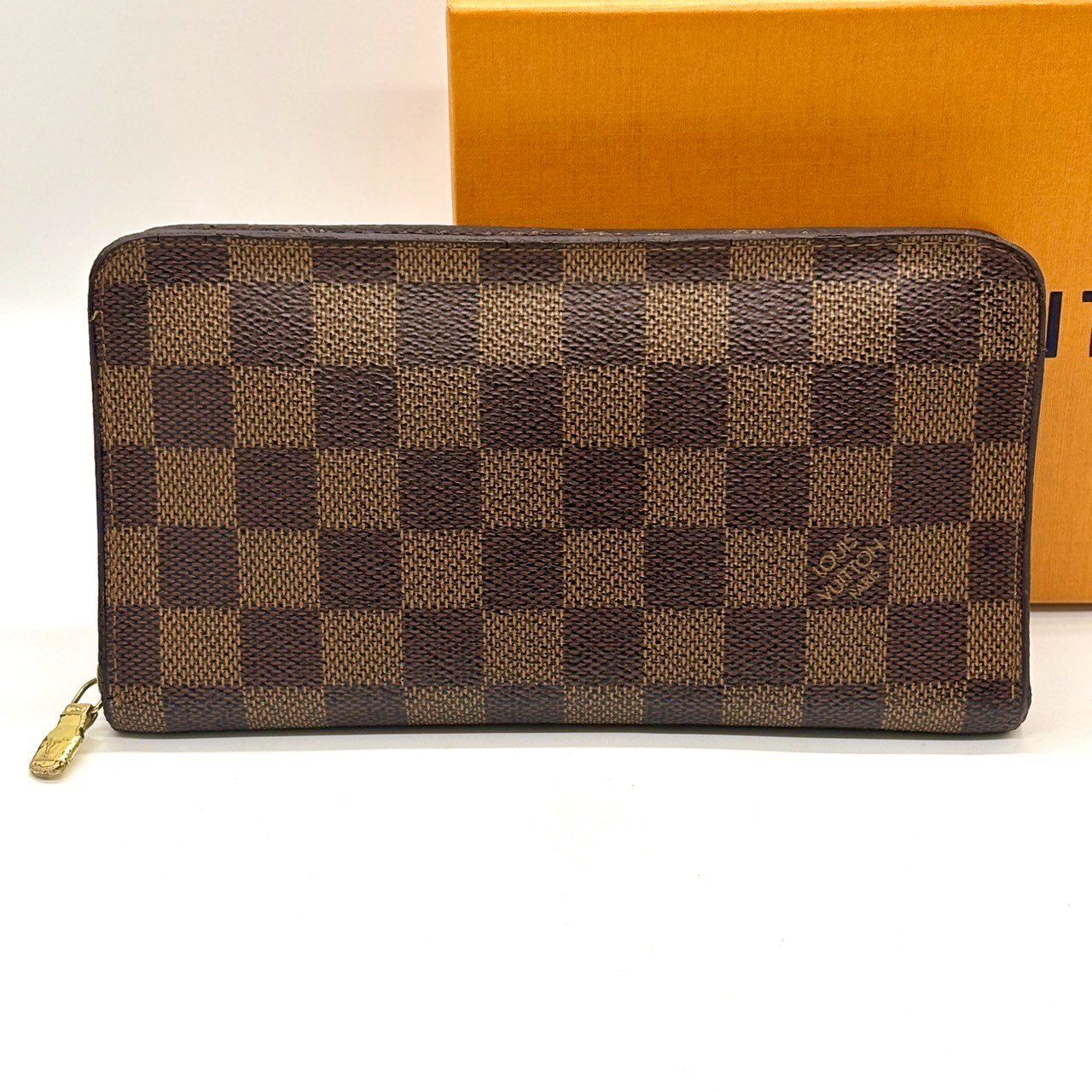 端正に整う名作】 LOUIS VUITTON ルイヴィトン ダミエ 長財布 ポルト