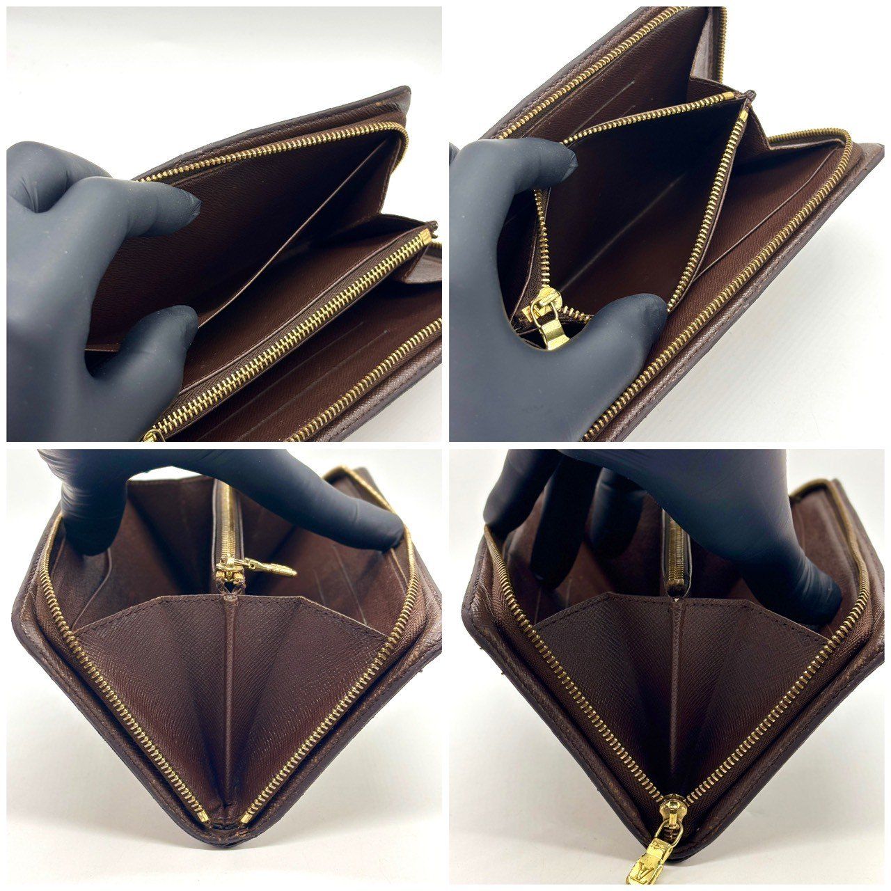 端正に整う名作】 LOUIS VUITTON ルイヴィトン ダミエ 長財布 ポルト