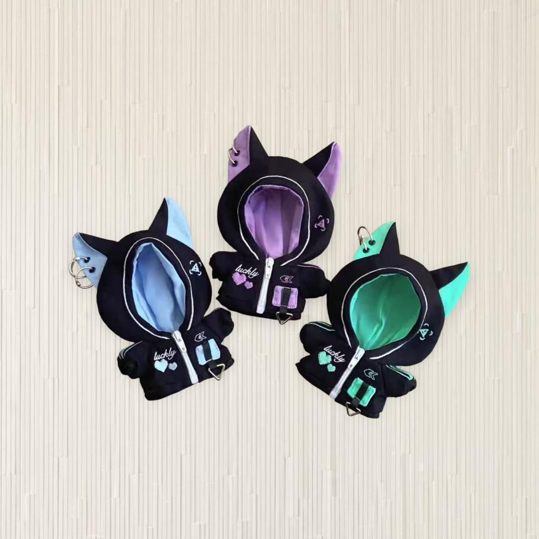 10～12cm ぬい服 ぬいぐるみ服 10cmぬい綿人形 いつぬい パーカー 着せ