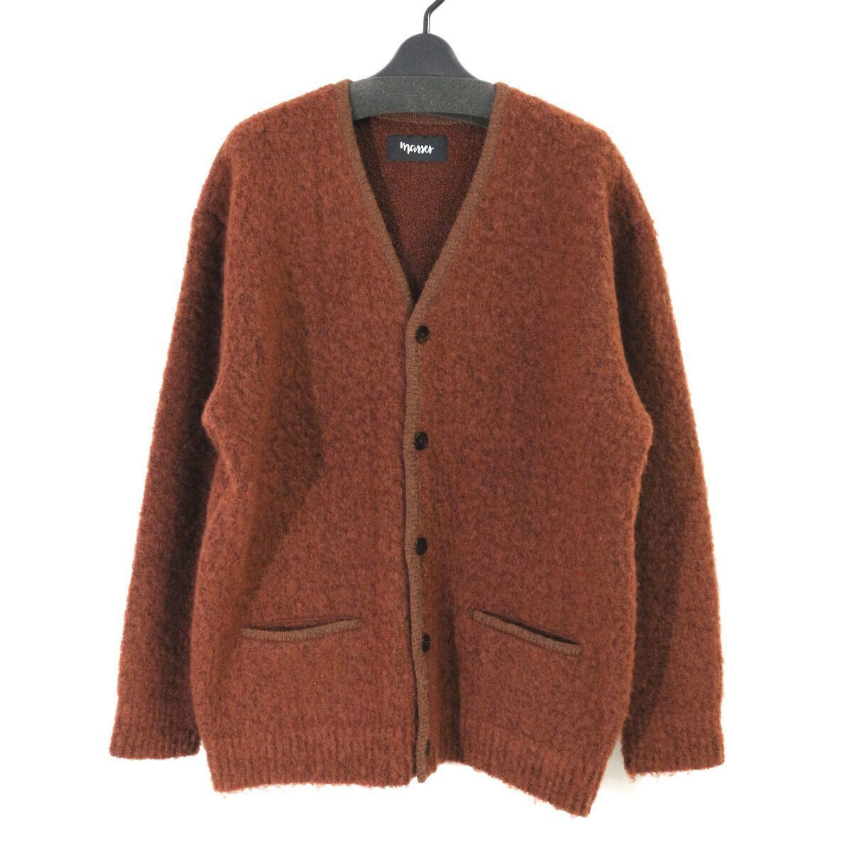 MASSES マシス カールモヘアカーディガン MASSES マシス MOHAIR CARDIGAN CURL カールモヘアカーディガン L