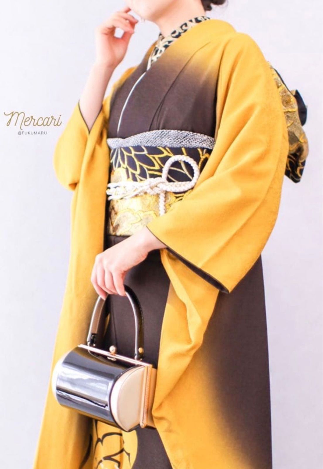 シンプル 振袖 成人式 フルセット 正絹 - メルカリ