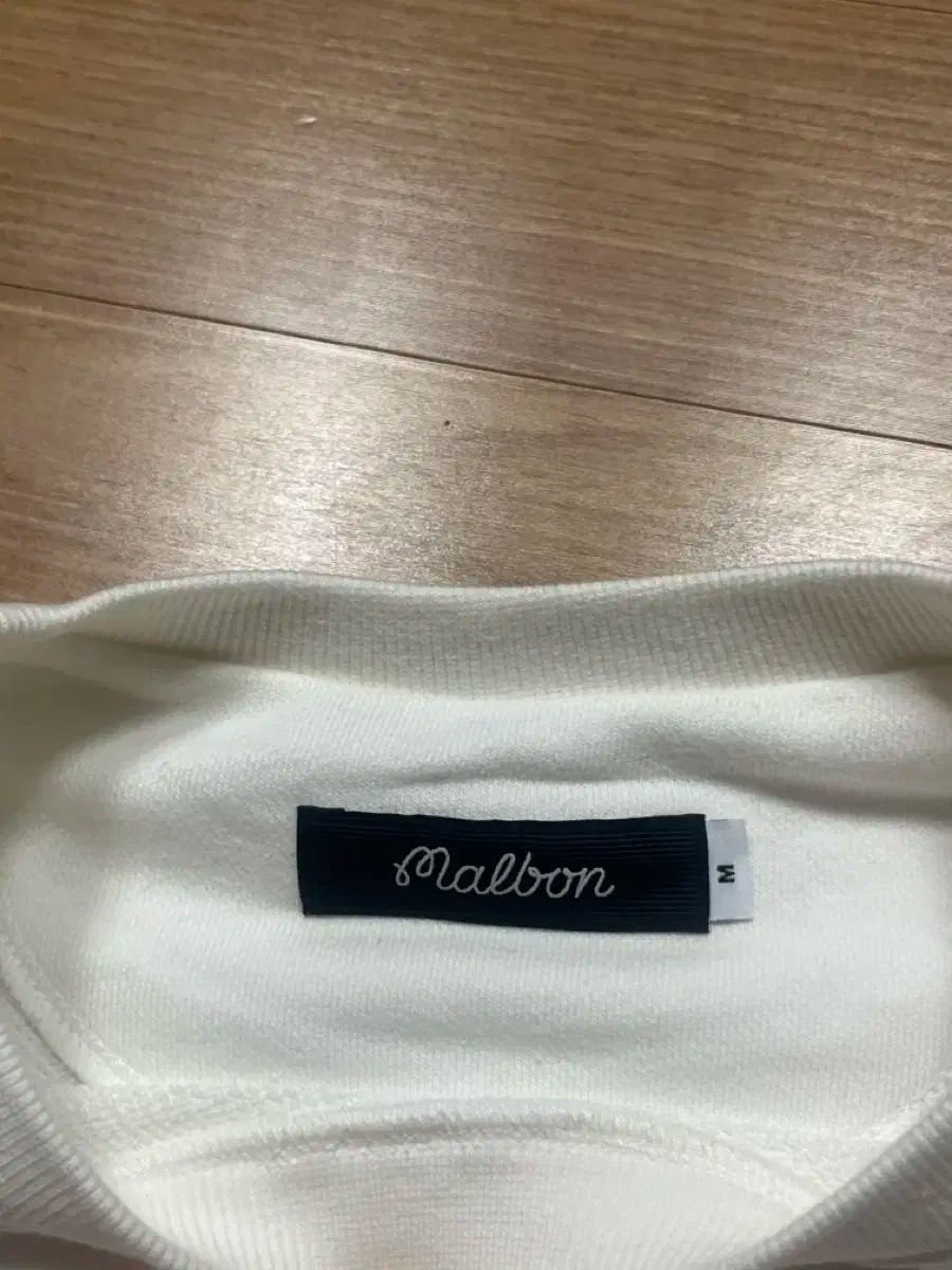Malbon ゴルフ 白 スウェット Tシャツ